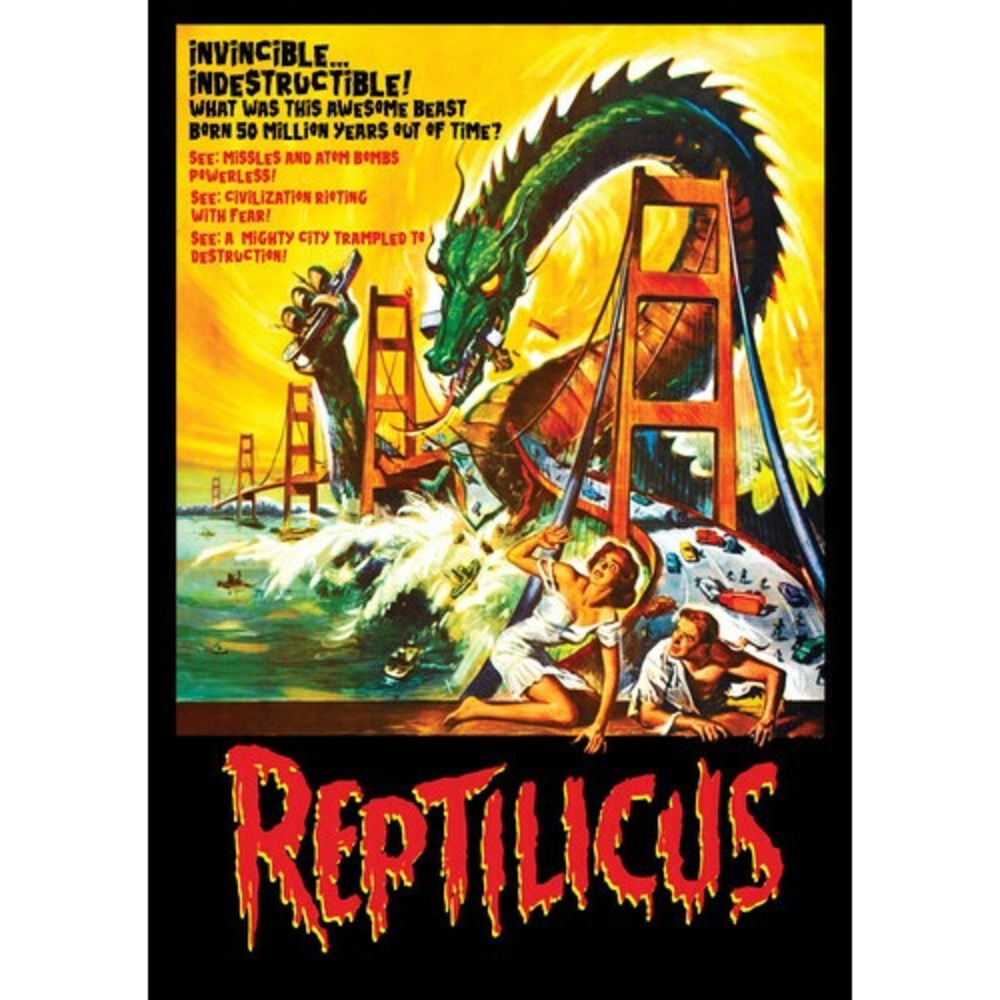 Reptilicus (1961) DVD Horror Cult Monster B-Movie Les Baxter